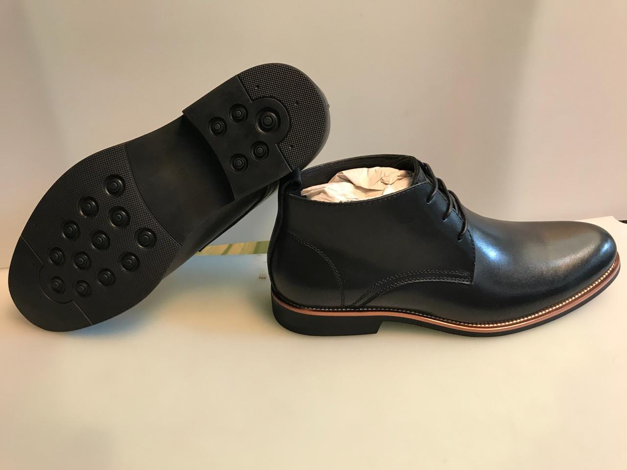 Black lace-up Chelsea boots Standard Clothing Store